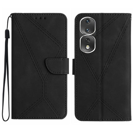 Stitching Embossed Leather Phone Case, For Honor 80, For Honor 80 Pro, For Honor X5 4G, For Honor X9a 5G /Magic5 Lite