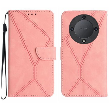 Stitching Embossed Leather Phone Case, For Honor 80, For Honor 80 Pro, For Honor X5 4G, For Honor X9a 5G /Magic5 Lite