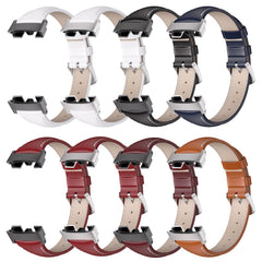 Mijobs Genuine Leather Slim Watch Band