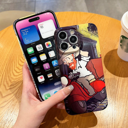 Oil Painting Pattern Glossy PC Phone Case, For iPhone SE 2022/2020 / 8 / 7, For iPhone 13 Pro Max, For iPhone 13 Pro, For iPhone 13