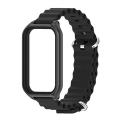 Mijobs Metal Shell Ocean Silicone Watch Band