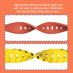 Mijobs Metal Shell Ocean Silicone Watch Band