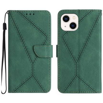 Stitching Embossed Leather Phone Case, For iPhone 11, For iPhone 11 Pro, For iPhone 11 Pro Max, For iPhone 14 Plus