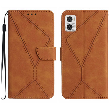 Stitching Embossed Leather Phone Case, For Motorola Moto E22 / E22i 4G, For Motorola Moto E22S / G22 4G, For Motorola Moto G52J, For Motorola Moto G Stylus 5G 2022