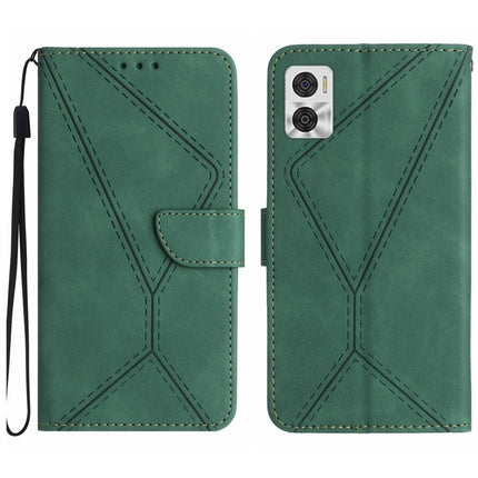 Stitching Embossed Leather Phone Case, For Motorola Moto E22 / E22i 4G, For Motorola Moto E22S / G22 4G, For Motorola Moto G52J, For Motorola Moto G Stylus 5G 2022