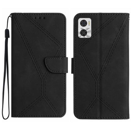 Stitching Embossed Leather Phone Case, For Motorola Moto E22 / E22i 4G, For Motorola Moto E22S / G22 4G, For Motorola Moto G52J, For Motorola Moto G Stylus 5G 2022