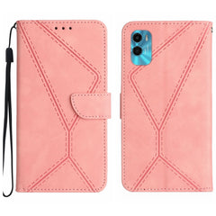 Stitching Embossed Leather Phone Case