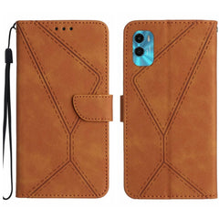 Stitching Embossed Leather Phone Case