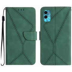 Stitching Embossed Leather Phone Case