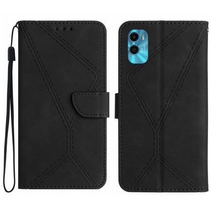 Stitching Embossed Leather Phone Case, For Motorola Moto E22 / E22i 4G, For Motorola Moto E22S / G22 4G, For Motorola Moto G52J, For Motorola Moto G Stylus 5G 2022