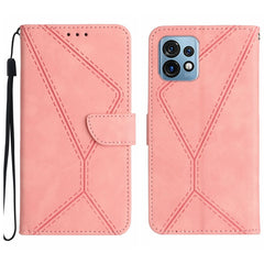 Stitching Embossed Leather Phone Case
