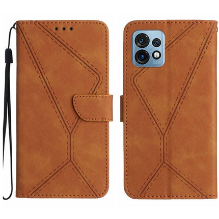 Stitching Embossed Leather Phone Case, For Motorola Moto G Stylus 5G 2023, For Motorola Edge 40 Pro 5G, For Moto G53 5G / G23 / G13 4G, For Motorola Moto E13 4G