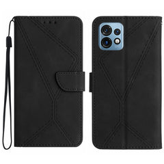 Stitching Embossed Leather Phone Case