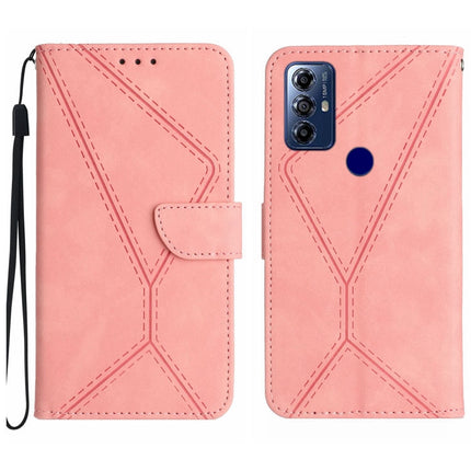 Stitching Embossed Leather Phone Case, For Motorola Moto G73 5G, For Motorola Moto G 5G 2023, For Motorola Moto G Play 2023, For Motorola Moto G72 4G