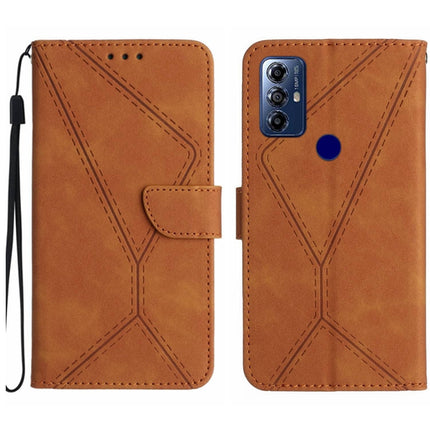Stitching Embossed Leather Phone Case, For Motorola Moto G73 5G, For Motorola Moto G 5G 2023, For Motorola Moto G Play 2023, For Motorola Moto G72 4G