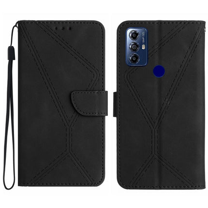 Stitching Embossed Leather Phone Case, For Motorola Moto G73 5G, For Motorola Moto G 5G 2023, For Motorola Moto G Play 2023, For Motorola Moto G72 4G