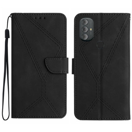 Stitching Embossed Leather Phone Case, For Motorola Moto G Stylus 4G 2022, For Motorola Moto G Power 2022