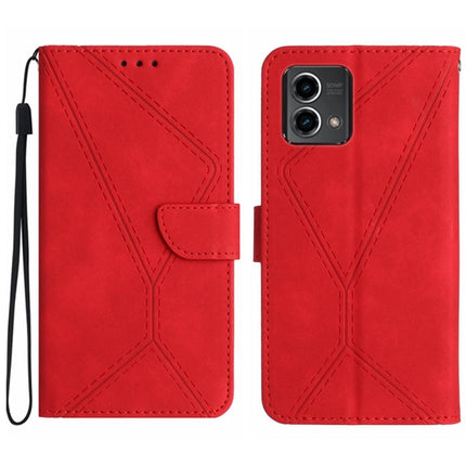 Stitching Embossed Leather Phone Case, For Motorola Moto G Stylus 5G 2023, For Motorola Edge 40 Pro 5G, For Moto G53 5G / G23 / G13 4G, For Motorola Moto E13 4G