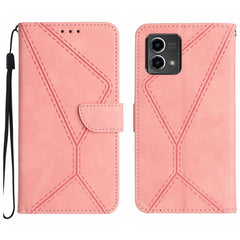 Stitching Embossed Leather Phone Case