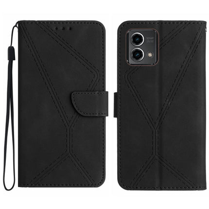 Stitching Embossed Leather Phone Case, For Motorola Moto G Stylus 5G 2023, For Motorola Edge 40 Pro 5G, For Moto G53 5G / G23 / G13 4G, For Motorola Moto E13 4G