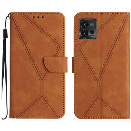 Stitching Embossed Leather Phone Case, For Motorola Moto G Play 2023, For Motorola Moto G72 4G, For Motorola Moto E22 / E22i 4G, For Motorola Moto E22S / G22 4G