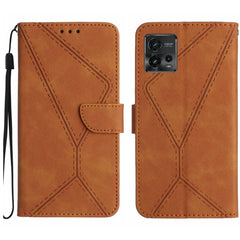 Stitching Embossed Leather Phone Case, For Motorola Moto G Play 2023, For Motorola Moto G72 4G, For Motorola Moto E22 / E22i 4G, For Motorola Moto E22S / G22 4G