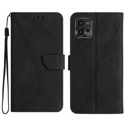 Stitching Embossed Leather Phone Case, For Motorola Moto G73 5G, For Motorola Moto G 5G 2023, For Motorola Moto G Play 2023, For Motorola Moto G72 4G