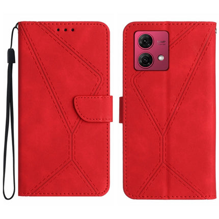 Stitching Embossed Leather Phone Case, For Motorola Moto G Play 5G 2024, For Motorola Moto G Power 5G 2024, For Motorola Moto G84, For Motorola Moto G54