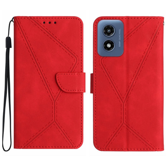 Stitching Embossed Leather Phone Case
