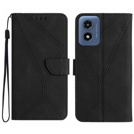 Stitching Embossed Leather Phone Case, For Motorola Moto G Play 5G 2024, For Motorola Moto G Power 5G 2024, For Motorola Moto G84, For Motorola Moto G54
