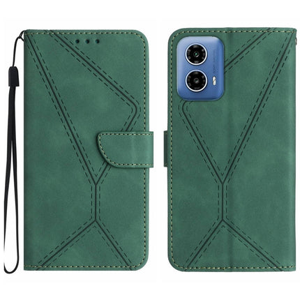 Stitching Embossed Leather Phone Case, For Motorola Moto G35 5G, For Motorola Moto G55 5G, For Motorola Moto G45 5G, For Motorola Edge 50 5G