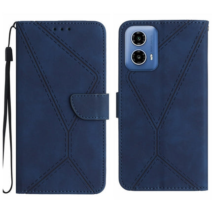 Stitching Embossed Leather Phone Case, For Motorola Moto G35 5G, For Motorola Moto G55 5G, For Motorola Moto G45 5G, For Motorola Edge 50 5G