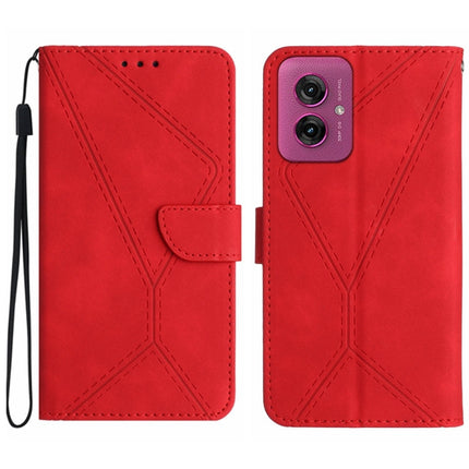 Stitching Embossed Leather Phone Case, For Motorola Moto G35 5G, For Motorola Moto G55 5G, For Motorola Moto G45 5G, For Motorola Edge 50 5G