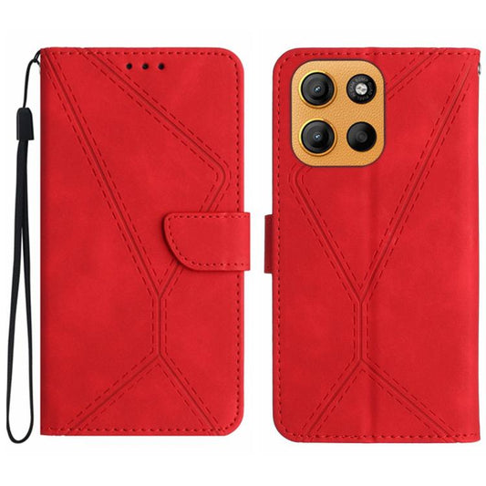 Stitching Embossed Leather Phone Case, For Motorola Moto G Stylus 5G 2025, For Motorola Moto G05, For Motorola Moto G15, For Motorola Moto G 5G 2025, For Motorola Moto G Play 2025