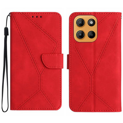 Stitching Embossed Leather Phone Case, For Motorola Edge 60 Pro, For Motorola Edge 60 5G, For Motorola Moto G Stylus 5G 2025, For Motorola Moto G05