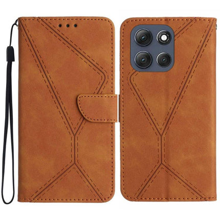 Stitching Embossed Leather Phone Case, For Motorola Edge 60 Neo 5G, For Motorola Moto G06 4G, For Motorola Moto G86 5G, For Motorola Moto G56 5G