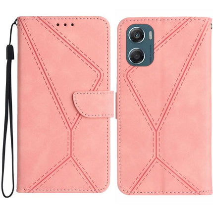 Stitching Embossed Leather Phone Case, For Motorola Edge 60 Neo 5G, For Motorola Moto G06 4G, For Motorola Moto G86 5G, For Motorola Moto G56 5G