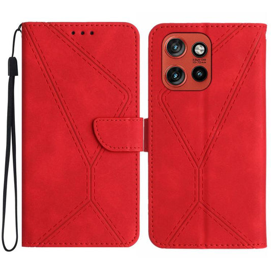 Stitching Embossed Leather Phone Case