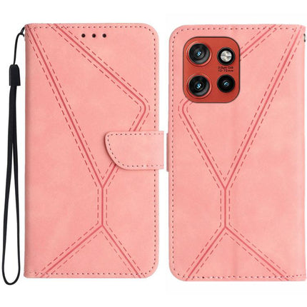 Stitching Embossed Leather Phone Case, For Motorola Edge 60 Neo 5G, For Motorola Moto G06 4G, For Motorola Moto G86 5G, For Motorola Moto G56 5G