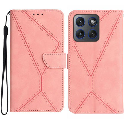 Stitching Embossed Leather Phone Case, For Motorola Edge 70 Fusion 5G, For Motorola Moto G67 5G / G77 5G, For Motorola Moto G67 Power 5G, For Motorola Edge 70 5G Global