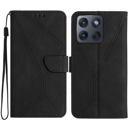 Stitching Embossed Leather Phone Case, For Motorola Edge 70 Fusion 5G, For Motorola Moto G67 5G / G77 5G, For Motorola Moto G67 Power 5G, For Motorola Edge 70 5G Global
