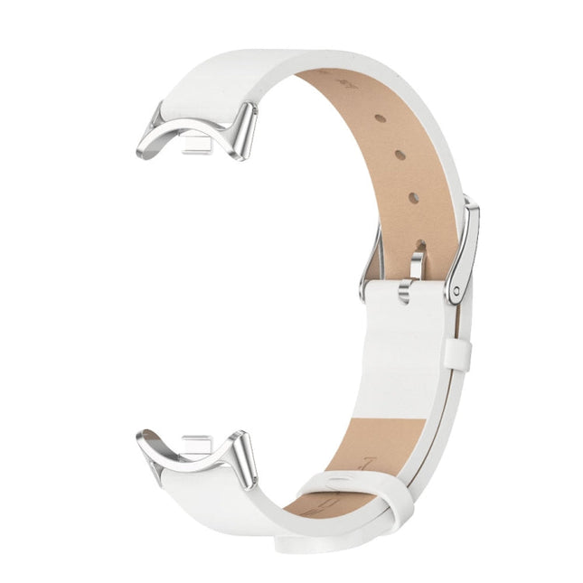 Mijobs Microfiber PU Leather Watch Band, For Xiaomi Smart Band 10 / 9 / 8