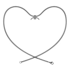 Mijobs Metal Pendant Stainless Steel Watch Necklace, For Xiaomi Mi Band 8 / 9 / 9 NFC