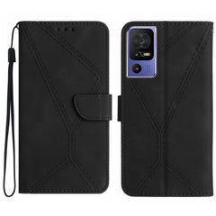 Stitching Embossed Leather Phone Case