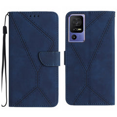 Stitching Embossed Leather Phone Case, For TCL 30 SE / 30E /306/305, For TCL 40 SE