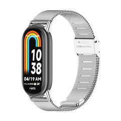 Mijobs Milan Buckle Metal Stainless Steel Watch Band, For Xiaomi Mi Band 8 / 9 / 9 NFC