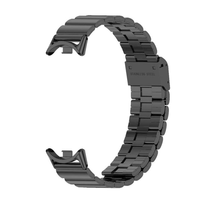Mijobs Bamboo Buckle Stainless Steel Watch Band, For Xiaomi Smart Band 10 / 9 / 8