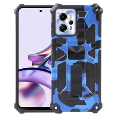 Camouflage Armor Kickstand TPU + PC Magnetic Phone Case