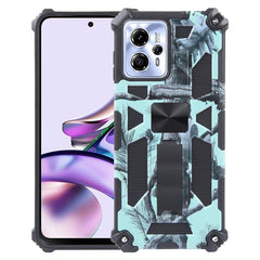 Camouflage Armor Kickstand TPU + PC Magnetic Phone Case