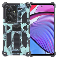 Camouflage Armor Kickstand TPU + PC Magnetic Phone Case